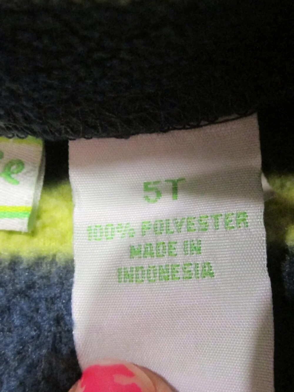 Peanut & Ollie 1/4 Zip Fleece Pullover Jacket‎ Boys 5T Blue Long Sleeve Collared